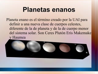 El Sol El Sol  es una estrella del tipo espectral G2 que se encuentra en el centro del Sistema Solar, dando la mayor fuente de energía electromagnética de este sistema planetario. 
