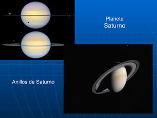 Planeta  Saturno Anillos de Saturno 