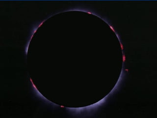 Le protuberanze La superficie del Sole è scossa da violente esplosioni che formano protuberanze La loro temperatura è di 10.000°  Da Terra si possono ammirare durante le eclissi totali di Sole 