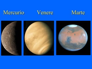 Mercurio  Venere  Marte  