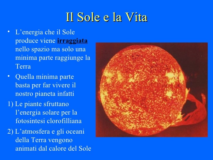 il sistema solare (semplificato) slideshare