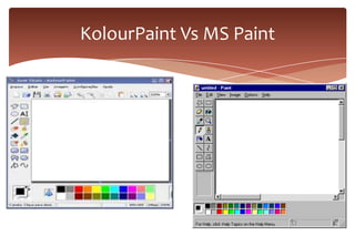 KolourPaint Vs MS Paint
 