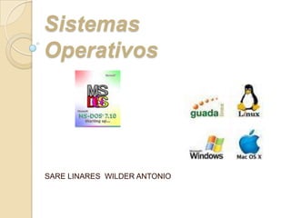 Sistemas Operativos SARE LINARES  WILDER ANTONIO  