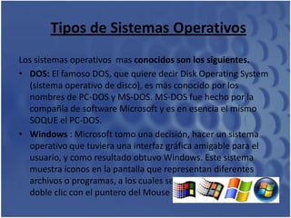 Clasificación de los Sistemas Operativos Sistemas operativos por lotes.