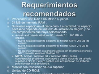 Bibliografía Esta presentación no hubiera sido posible sin la base de consulta :WIKIPEDIA  la enciclopedia libre  http://es.wikipedia.org/wiki/Windows_95