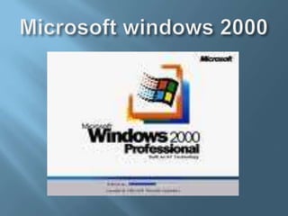 Microsoft windows 98Fue creado el 25 de junio de 1998 es el sucesor de windows 95 , este ya tenia de 16  a 32 bits  .Su nombre en clave era Memphis . Aunque el windows 98 revoluciono el mercado de los ordenadores , fue su segunda edición la que tubo gran acogida por el mundo de la informática  con  implementaciones como DVD – ROM y conexión compartida a internet.  En el año 2000 es reemplazado por el windows me .