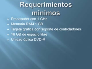 Memoria RAM de 128 MB .