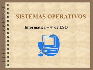 SISTEMAS OPERATIVOS Informática – 4º de ESO 