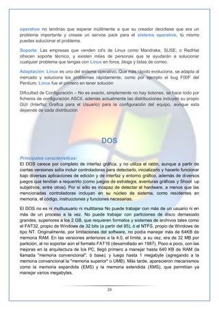operativo no tendrías que esperar inútilmente a que su creador decidiese que era un
problema importante y crease un servic...