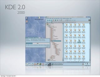 KDE 2.0
                              2000




domingo 17 de abril de 2011
 