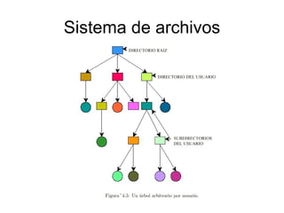 Sistema de archivos
 