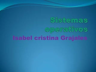 Isabel cristina Grajales
 