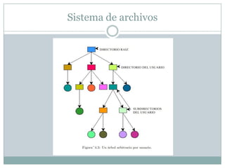Sistema de archivos
 