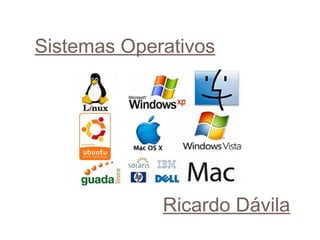 Sistemas Operativos

Ricardo Dávila

 