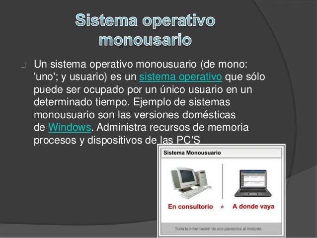 Sistemas operativos ejemplos de algunos