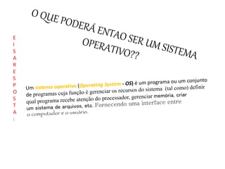 E 
I 
S 
A 
R 
E 
S 
P 
O 
S 
T 
A 
: 
 