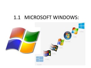 1.1 MICROSOFT WINDOWS: 
 