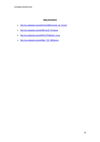 Sistemas operativos.2 | PDF