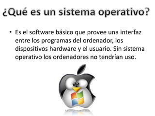 Sistemas Operativos | PPTX