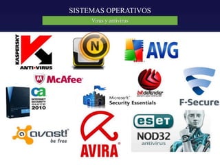 SISTEMAS OPERATIVOS
Virus y antivirus
 