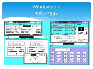 Windows 2.01987–1992