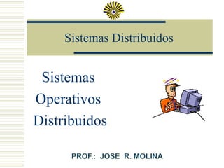 Sistemas Distribuidos

Sistemas
Operativos
Distribuidos

 