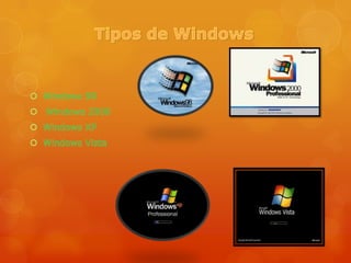Fue el gran cambio que tuvo
Microsoft con Windows, siendo
esta una de sus versiones más
populares a lo largo de toda su
hi...
