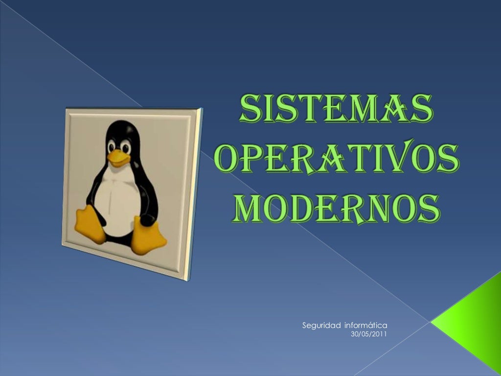 Sistemas operativos modernos