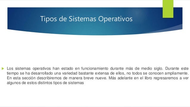 Sistemas operativos modernos