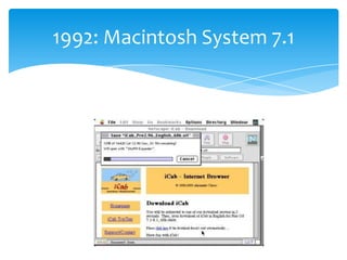 1992: Macintosh System 7.1