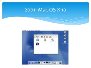 2001: Mac OS X 10