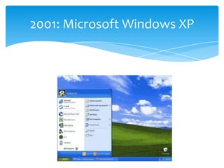 2001: Microsoft Windows XP