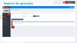 Registro de egresados
2
1
 
