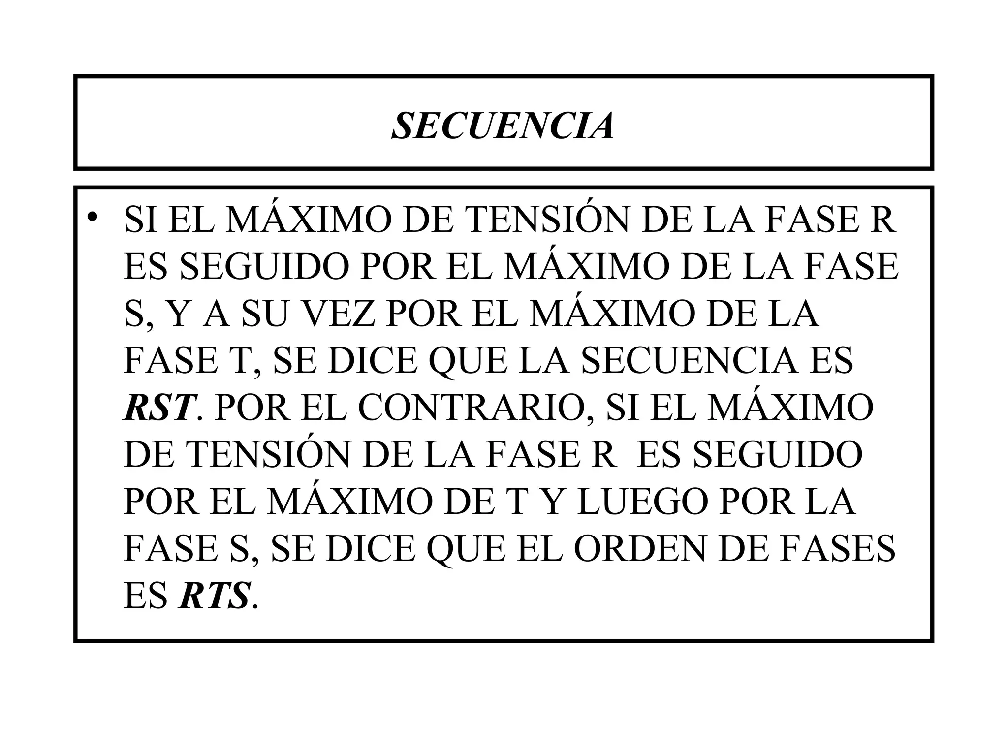 Fases Rst Sistemas trifásicos | PPT | Physics | Science