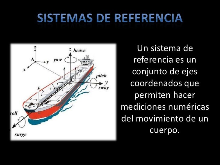 Sistemas y marcos de referencia Sistemas y marcos de referencia