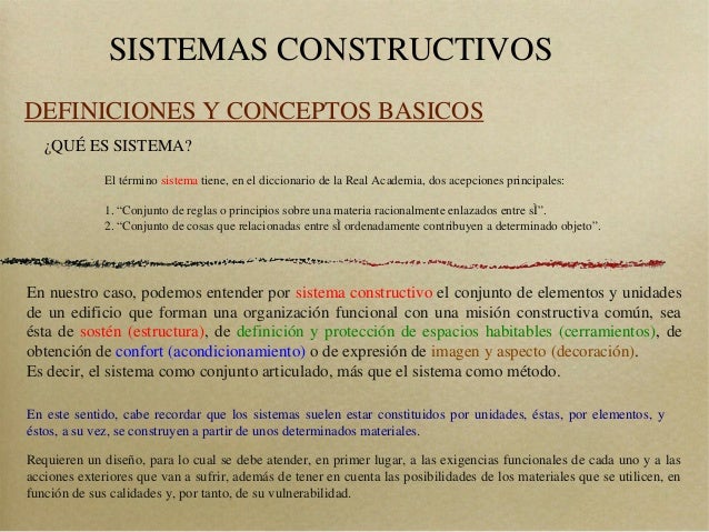 Sistemas y metodos constructivos 2 sistemas constructivos