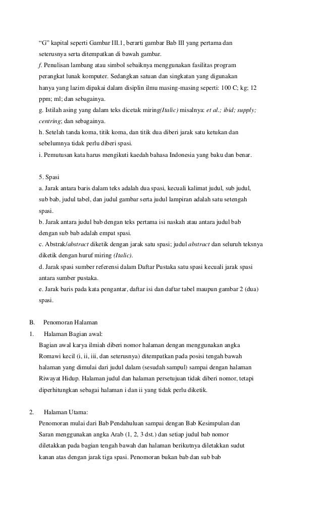 Sistematika penulisan karya ilmiah