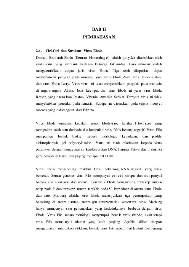 Contoh Makalah Tentang Virus Ebola Download Contoh Lengkap Gratis