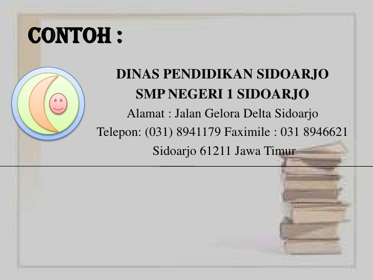 Sistematika surat dinas full version