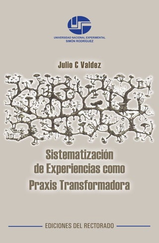 Julio C Valdez
Sistematización
de Experiencias como
Praxis Transformadora
EDICIONES DEL RECTORADO
 