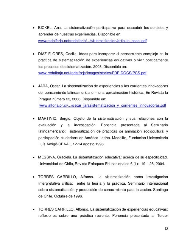 sistematizacin de experiencias educativas ceccsica compilacin 15 638