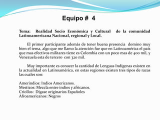  Asistencia Humanitaria RespetoEn particular fue muy interesante el Vuelo de los Gansos, ya que estas aves por instinto y de forma  mecanizada  forman una figura como la letra “V” la cual aumenta en un 71% la eficiencia en desplazamiento mas. Se puede decir que estas aves son una Comunidad y trabajan el uno por el otro de manera equitativa obteniendo un beneficio mutuo, cabe destacar que el cabeza de equipo es el timón que  dirige la ruta de ellas, seria como un líder de equipo.Como reflexión, puedo acotar que si trabajamos en grupo el esfuerzo individual será mucho menor que si lo hiciéramos de forma individual.