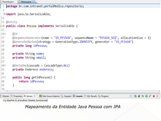 Mapeamento da Entidade Java Pessoa com JPA
 