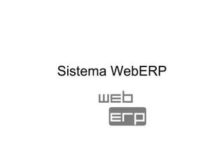 Sistema WebERP 