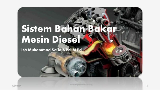 Sistem bahan bakar mesin diesel 