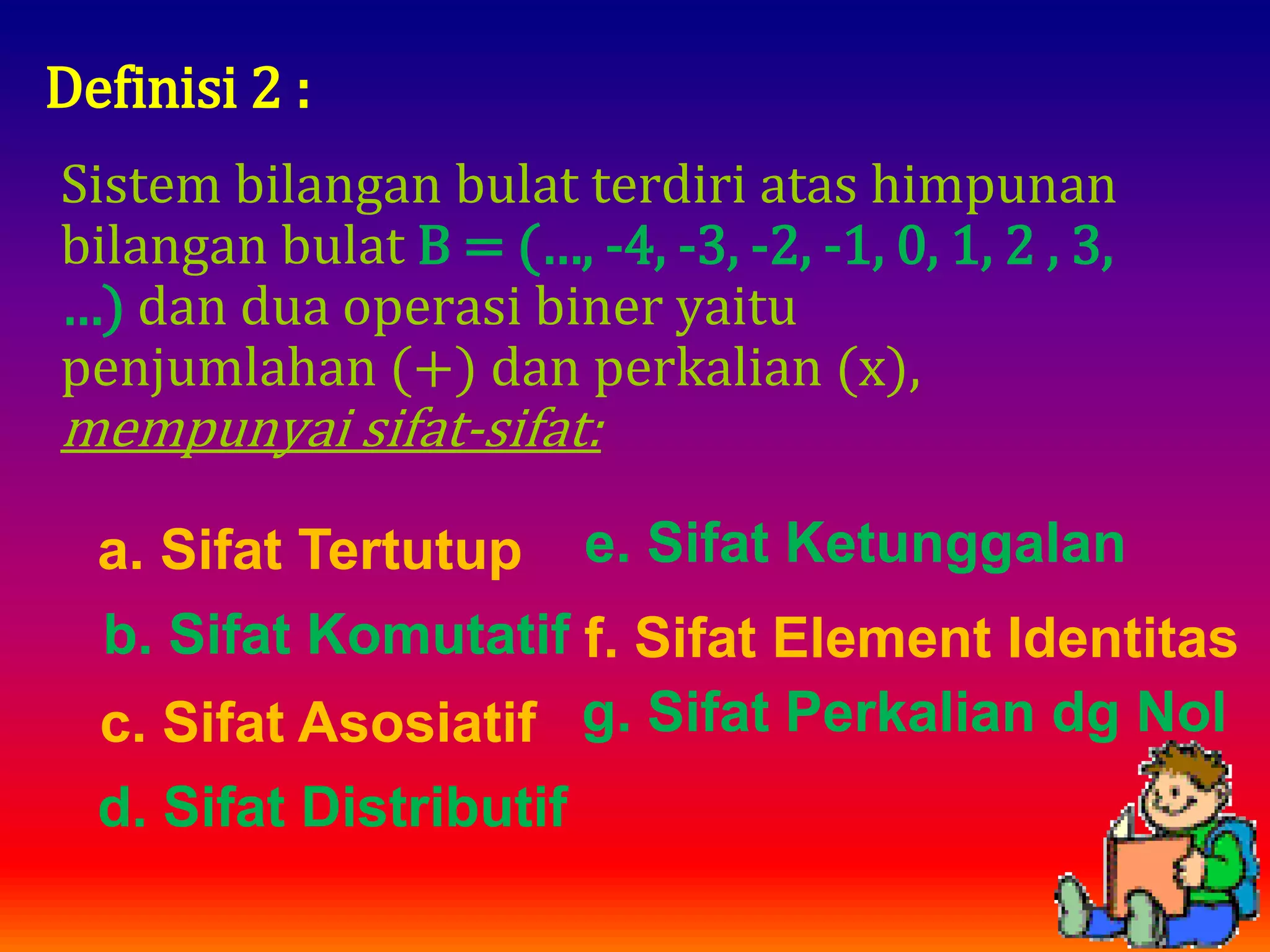 Sistem bilangan bulat (makul teori bilangan) | PPTX