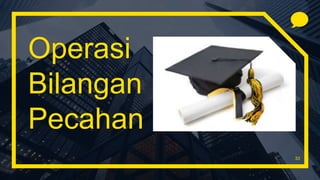 Operasi
Bilangan
Pecahan
33
 