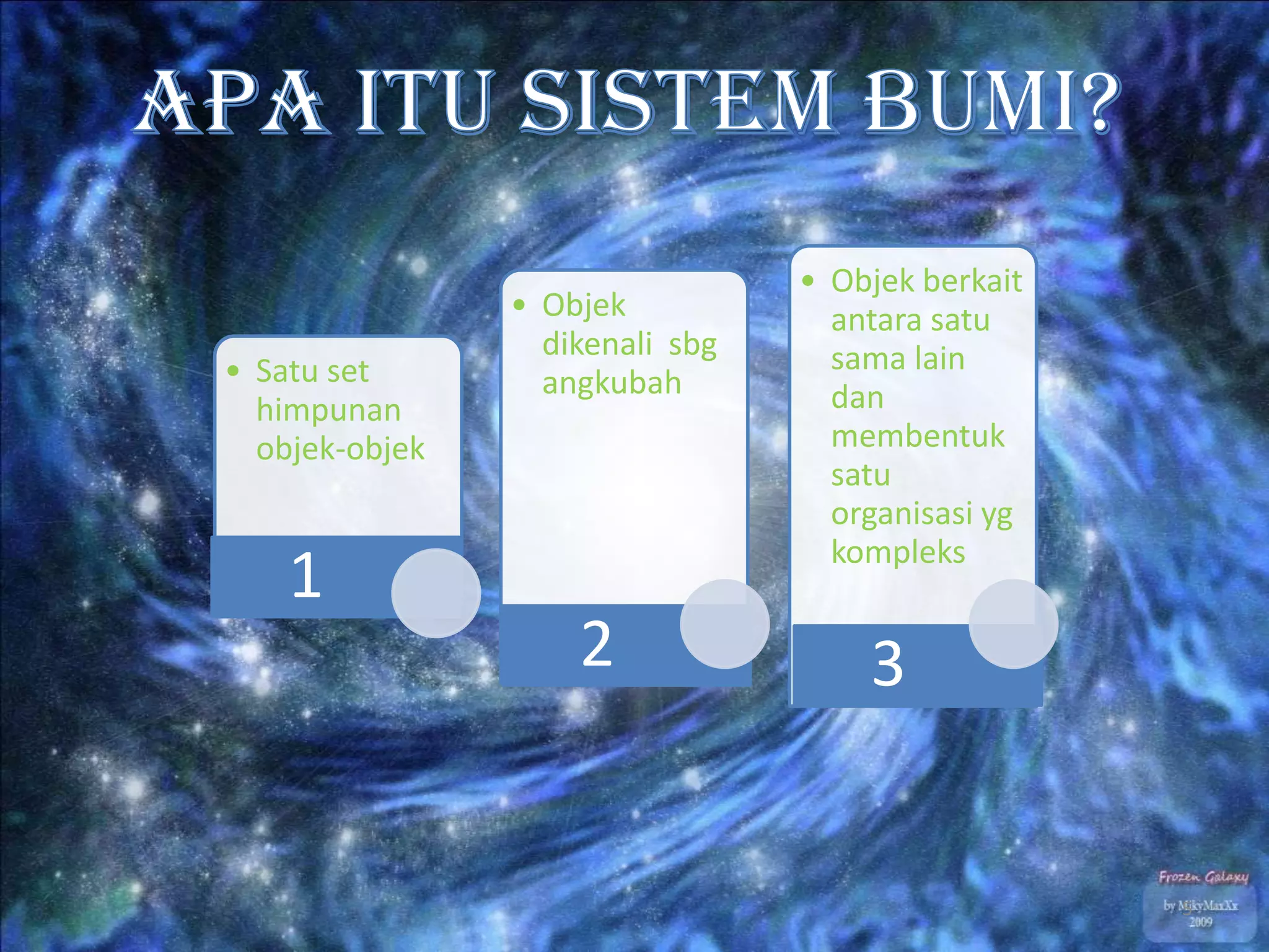 4TAJUK:SISTEM BUMI