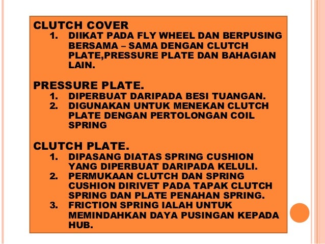 Sistem Clutch