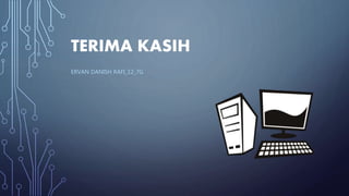 TERIMA KASIH
ERVAN DANISH RAFI_12_7G
 